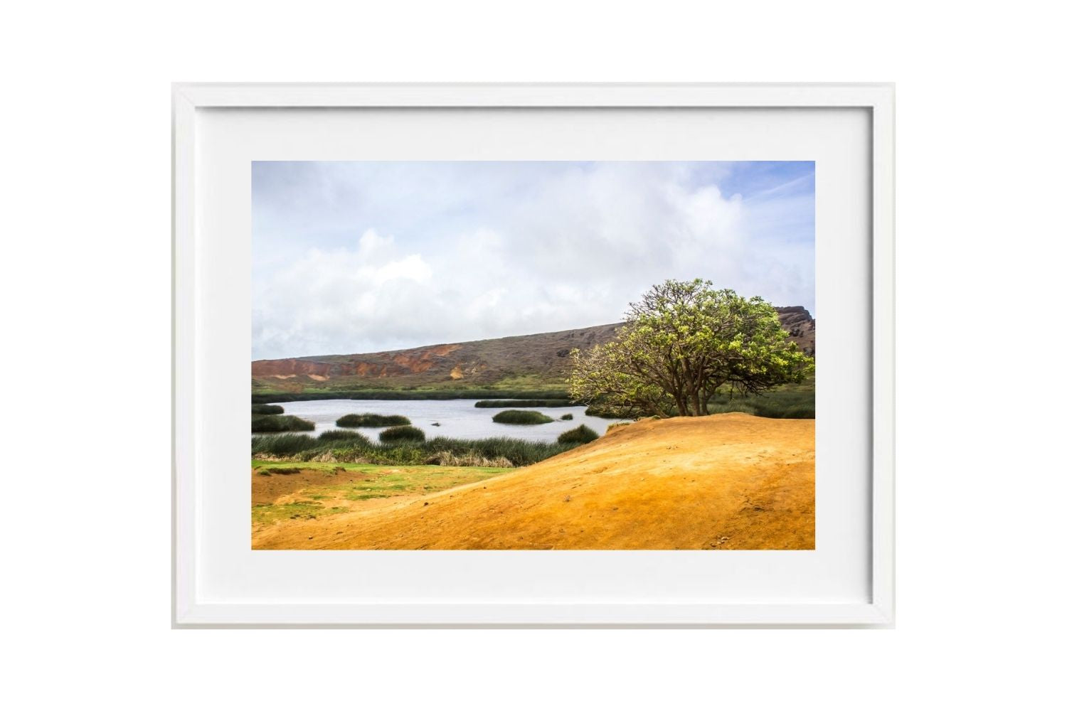 Laguna Rano Raraku, Rapa Nui, Chile