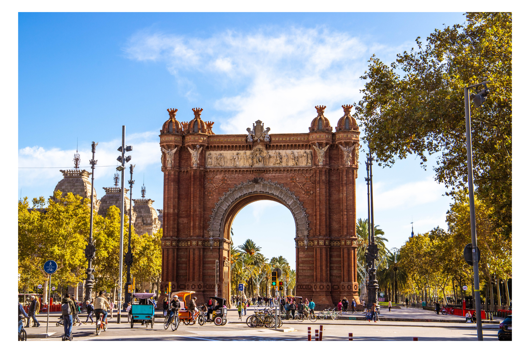Arco de Triunfo, Barcelona, España